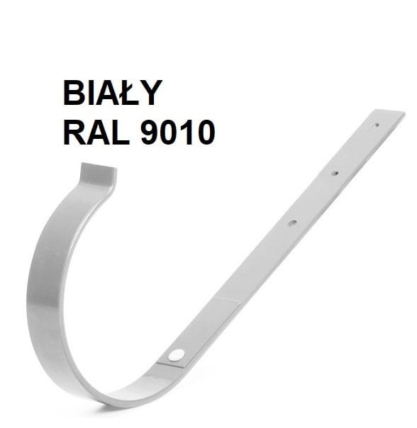 6.Hak rynnowy metalowy prosty BRYZA- BIEL.jpg