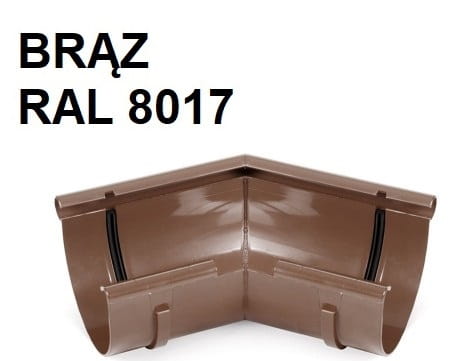 1.BRYZA PVC Narożnik Zewnętrzny ( dowolny kąt ) - BRĄZ.jpg