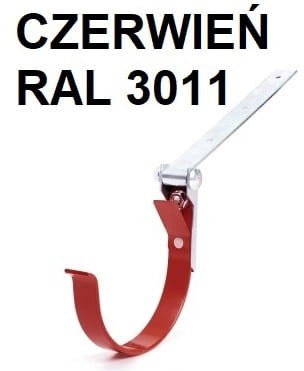 3.Hak rynnowy metalowy regulowany BRYZA - CZERWIEŃ.jpg