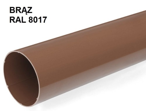 1.Rura spustowa - 3m - BRĄZ.jpg
